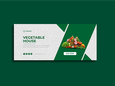 Healthy Food and Sales Web Banner animation banners bannersnack branding design food banner healthy banner healthyfood illustrator organic food organic food banner post design social banner social post ui vegetables web web banners web template design website