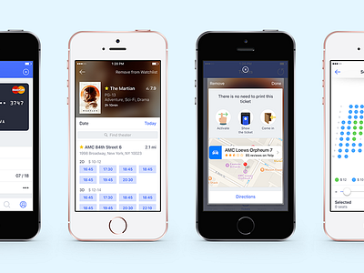 📖 Kassa Case Study app cinema flat icon icons interface iphone movie ui user ux