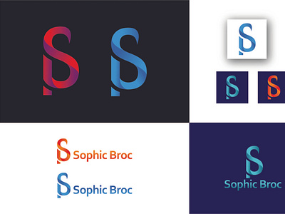 SB letter logo Brand Identity design.