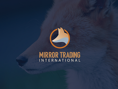Mirror trading logo design