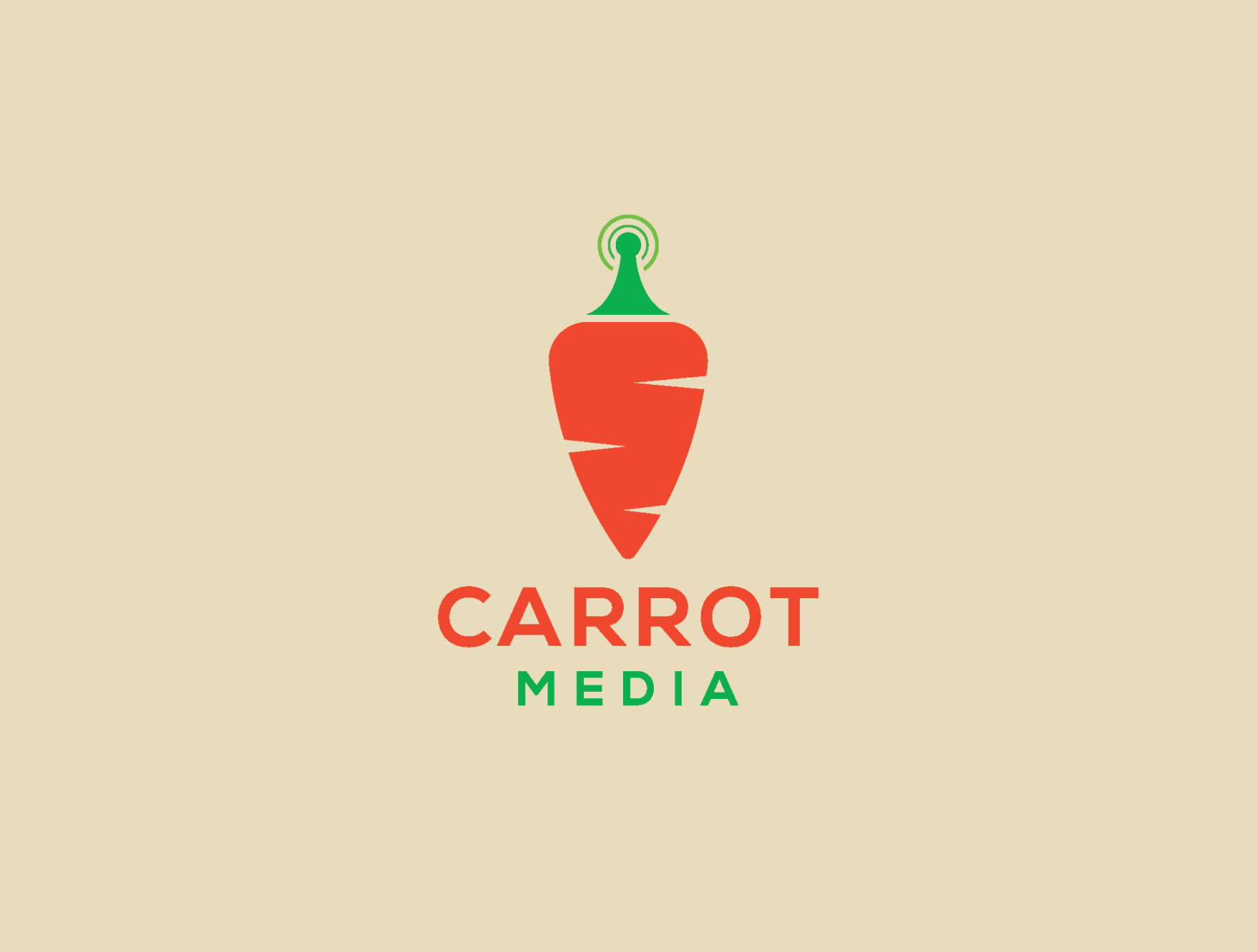 Carrot media Logo design. by Alamin hossan on Dribbble