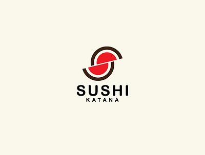 Sushi katana logo design amazing logo bird logo brand branding branding and identity color colorful design illustration logo branding minimal modern logo modern logos vector
