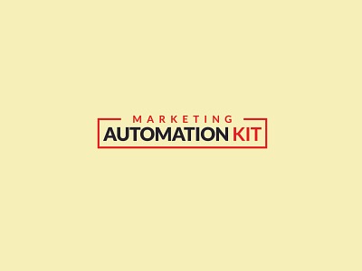Marketing Automation kit logo design