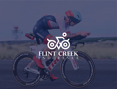 Flint Creek ride logo design branding bycicle cicle logo city colorful concept creative design endurance logo illustration minimal modern logo rider logo vector