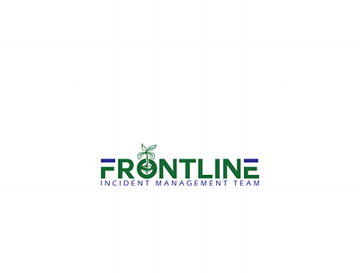 Frontline logo design branding colorful frontline logo green illustration minimal modern logo tree logo vector