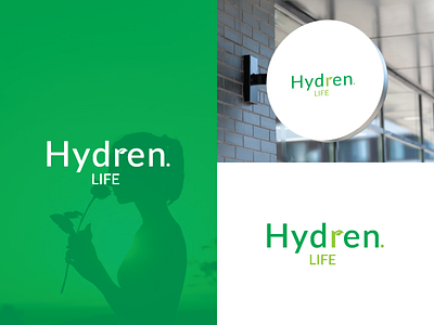 Hydren life logo design 3d animation art best logo design branding colorful gardenlogo graphic design green hydrenlife logo minimal modern logo vector
