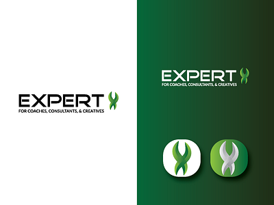 Expert X branding logo design