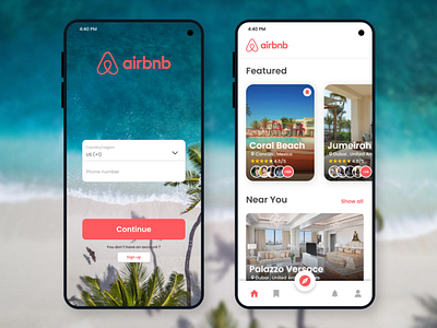 Airbnb Redesign App Concept