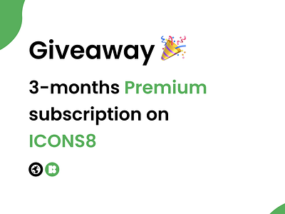 Giveaway🎉3-Months Premium Subscription on ICONS8 apple branding design figma giveaway icon icons icons pack icons set landing page design ui user interface design ux uxdesign webdesign