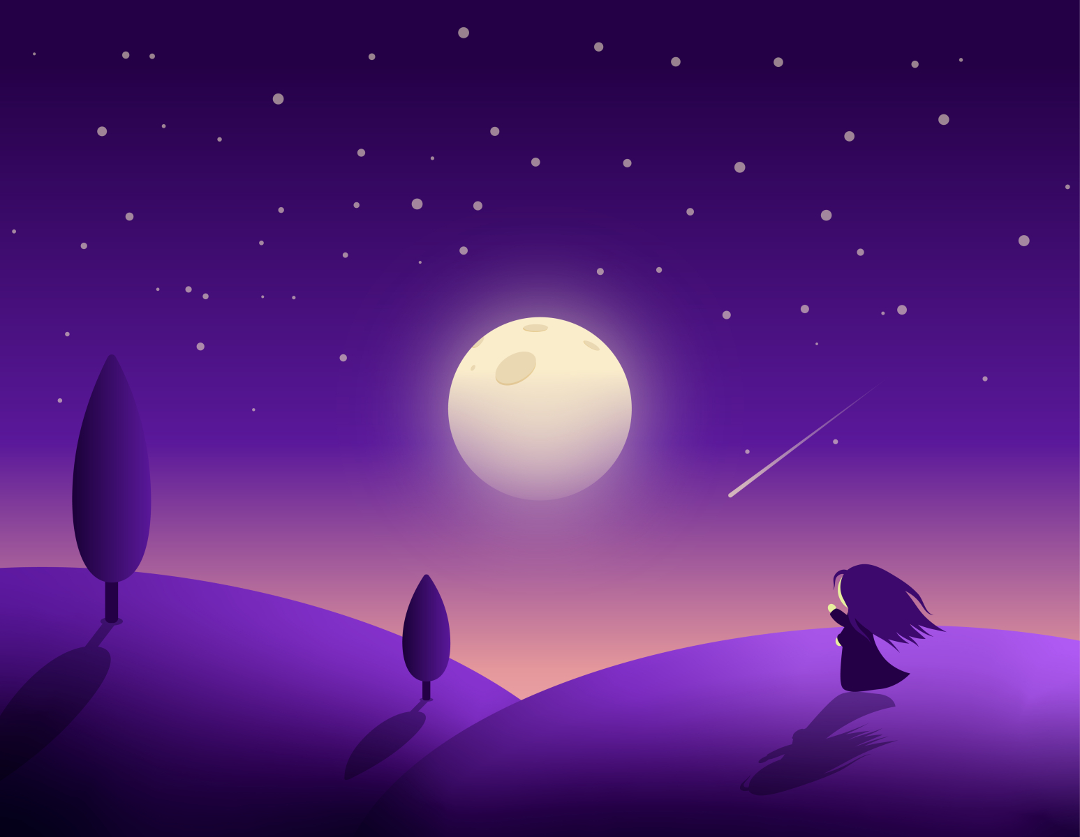 Starlit Night by Kammerel on Dribbble