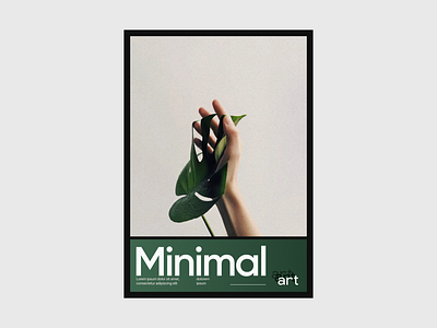 Minimalistic poster design illustration poster art poster design typography ui