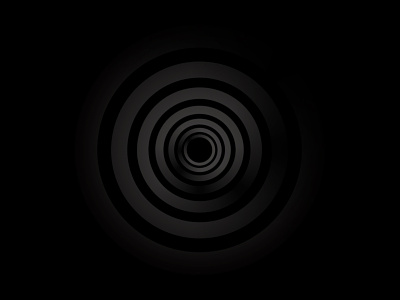 wormhole circle dark minimal