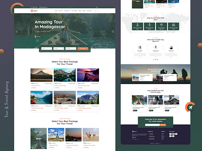 TourX - Travels Tourism Agency Figma Template adventure agency figma tour tour guide toursim travel travel agency ui ux web design website