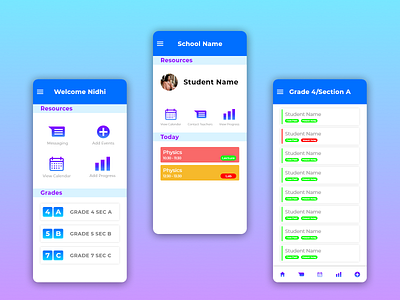 UI for ERP Application app design design ui ux vector