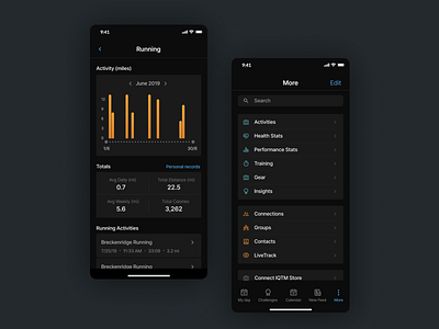 Hefty shades of Grey - Dark Theme app darkui design redesign typography ui ux