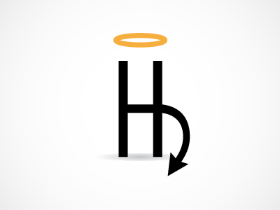 Heaven & Hell brand identity logo typography