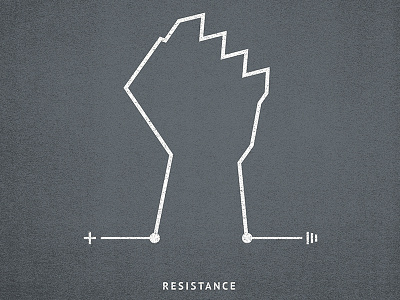 Resistance 365 singles artwork gray music single