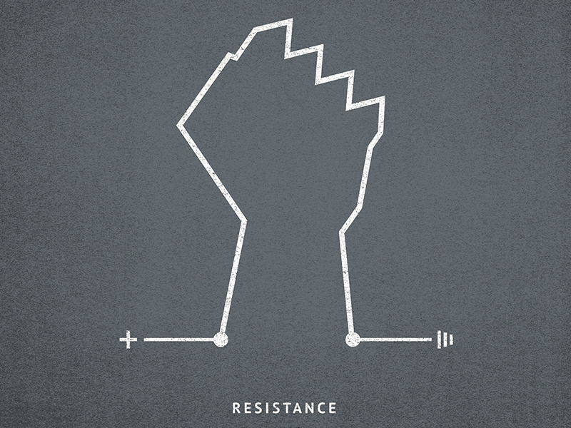 Resistance single artwork music gray 365 singles