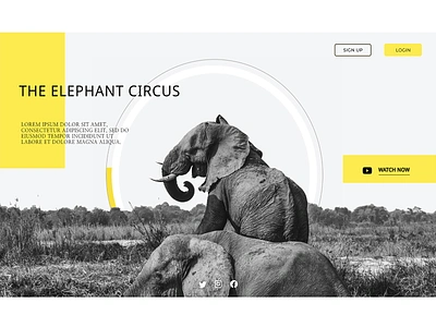 Against animal brutality animals circus design elephant graphic design illustration ngo ui