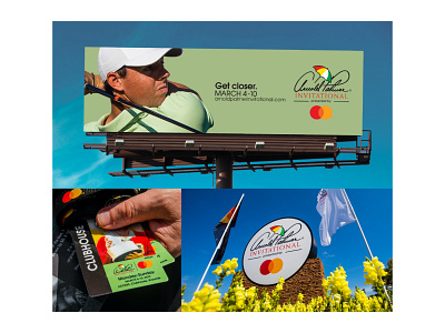 Arnold Palmer Invitational | Get Closer art direction billboard billboard design campaign design design environmental graphics graphic design marketing campaign social media social media design