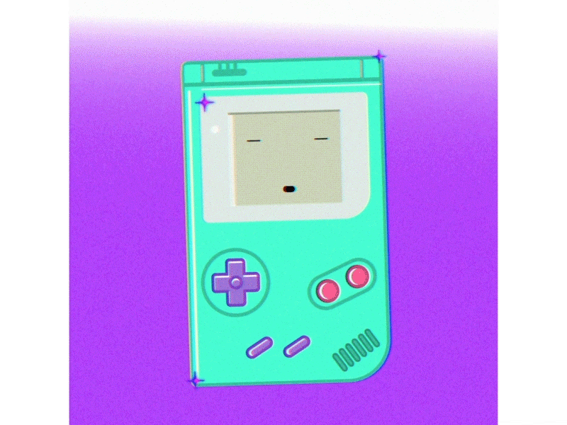 GameBoy aftereffects animation animator anime art cartoon character design digitalart fake3d game gameboy gaming graphic illustrator motion motiondesign