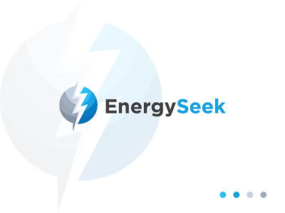 Energy Seek Logo branding illustration logo mark