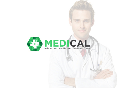 Medical logo, Clinic logo, Hospital logo branding illustration logo mark logos