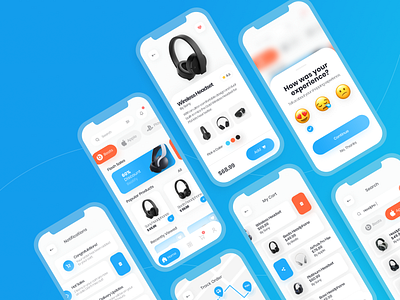 Beatify UI Kit app design clean downloadable ecommerce app ecommerce design elegant modern neat shopping app ui ui kit ui trends ux