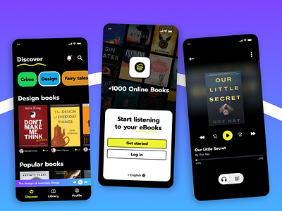 Audiobook UI - Mobile App