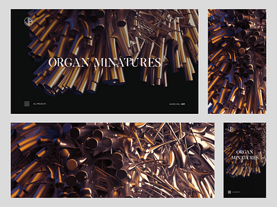 contemporary organist portfolio / web design