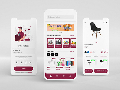 E-Commerce app design app branding design e commerce e commerce graphic design logo mobile revenue sales ui ux