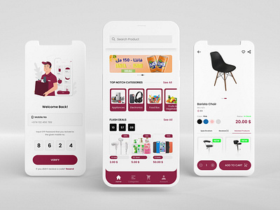 E-Commerce app design