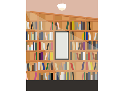 Book Shelf Illustration
