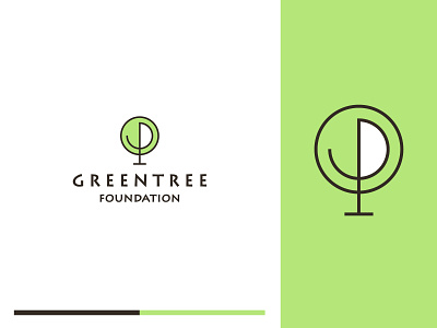 GREEN TREE FOUNDATION foundation greentree greentree foundation logo minimalist ui design