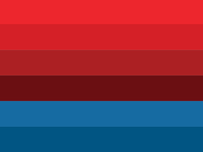Color Process blue color palette red ui wip