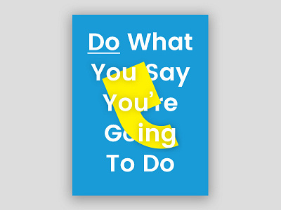 Do What You Say poster