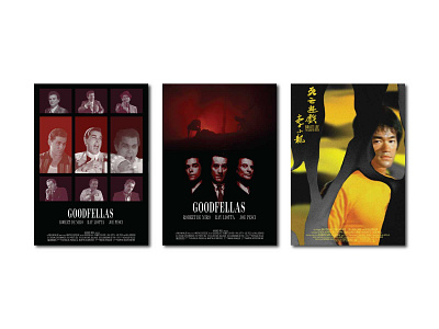 A Night at the Movies bruce lee design designer goodfellas movie poster movies poster poster design the game of death