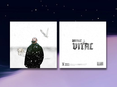 Drake - Vital (Album Cover Design) album art album cover album cover design drake hiphop music music art rap vinyl vinyl cover