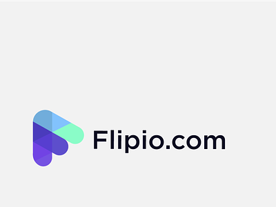 Flipio - logotype branding creative design creativity graphic design illustration logo logo design logodesign logotype