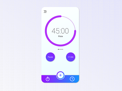 Daily UI Challenge Day 14 / Timer clock daily daily ui dailyui neumorph timer timer app