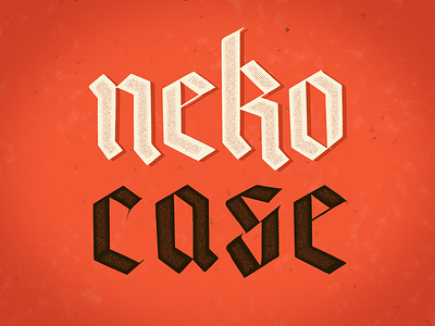 Neko Case blackletter design gritty hand lettering lettering neko case photoshop texture type typography