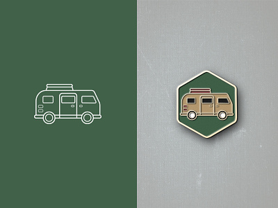 Retro Van | Enamel Pin