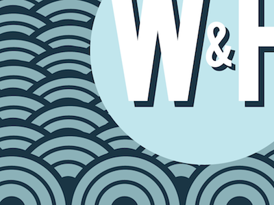 W&H Redux business card design illustrator logo