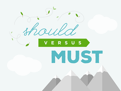 Should vs. Must