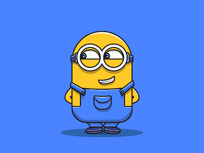 Le Banana cartoon cartoonart dribble dribbleartist minions toon toonart vectorart