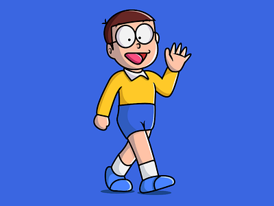 Nobita - Cartoon Character cartoon character characterdesign doraemon minimal toon toonart