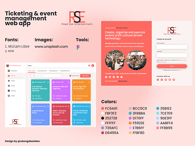 Ticketing & event management app