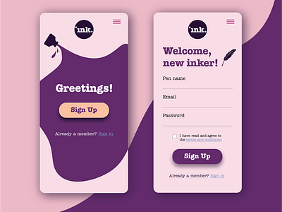 Daily UI - 001 - Sign Up