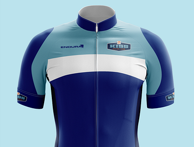 Cycling Kit Design - KISS Racing Team athletics bible blue blues branding cycling cycling kit jersey jersey mockup racing sportswear zwift