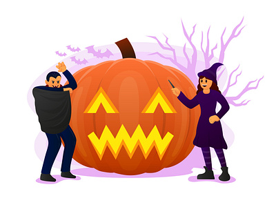 Halloween Event Illustration